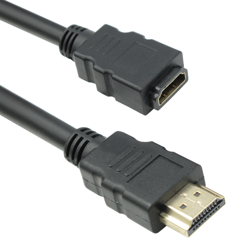 DeTech Cable HDMI M - HDMI F, 1.5m, Extension - 18138