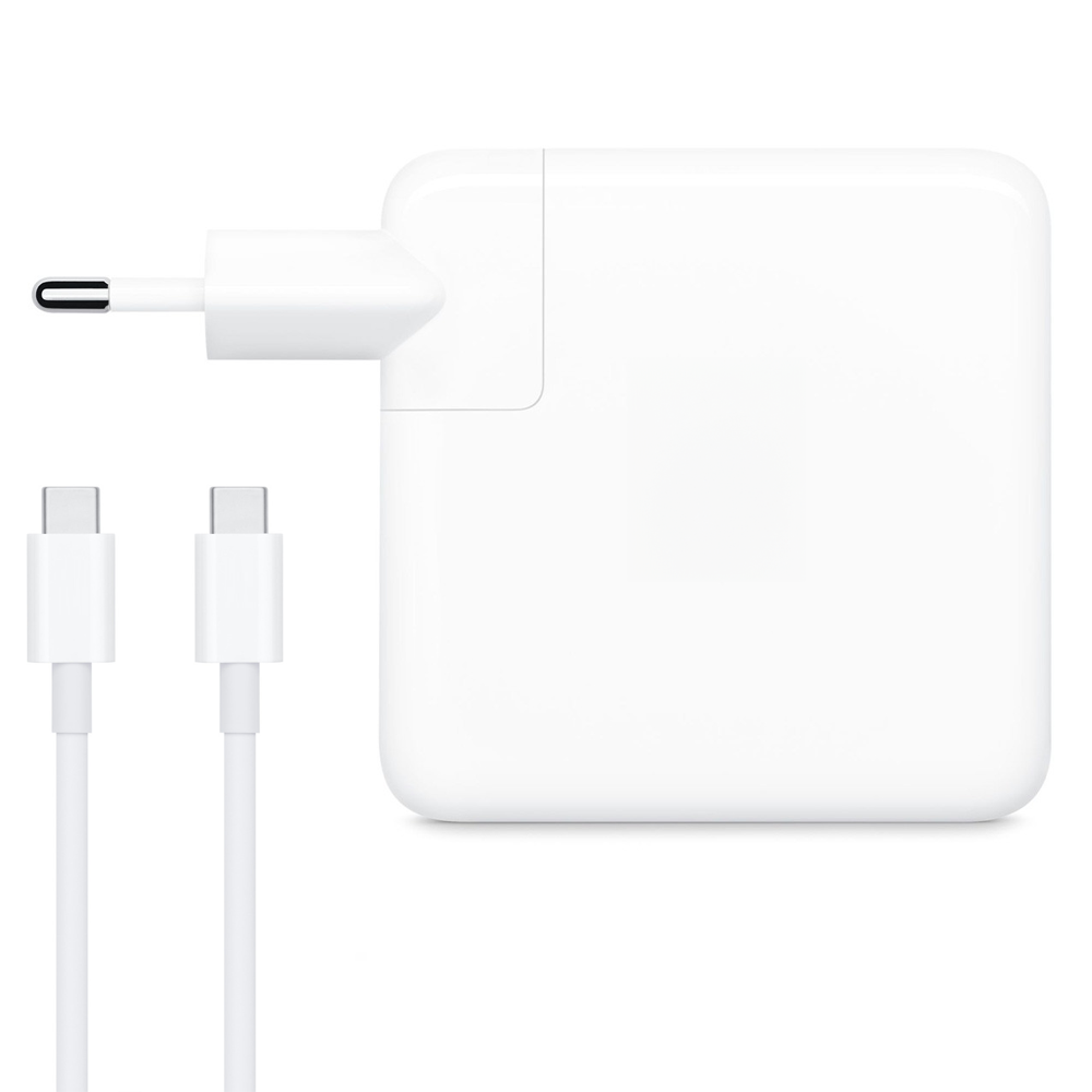 DeTech,Adapter For Apple, 61W, Type-C, White - 352