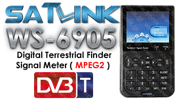 SATLINK WS 6905 ΕΠΙΓΕΙΟ ΠΕΔΙΟΜΕΤΡΟ DVB-T