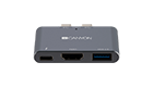 CANYON CNS-TDS01DG DS-1 Multiport Docking Station with 3 port