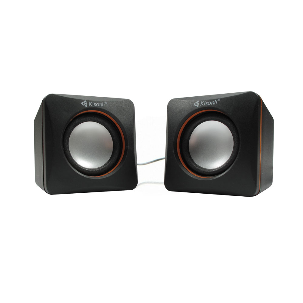 Kisonli V400 Speakers 3W*2, USB, Black - 22043