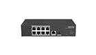 HIKVISION DS-3T1310P-SI/HS 10-port industrial PoE network switch; 8 x 10/100Mbps Fast Ethernet ports