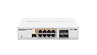 MIKROTIK CRS112-8P-4S-IN 8x Gigabit Ethernet Smart Switch with PoE-out, 4x SFP cages, 400MHz CPU, 12