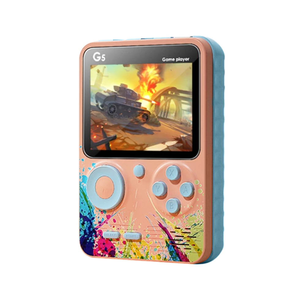 OEM G5,Portable gaming console 3.0", 500 Built-in games, Pink - 13033