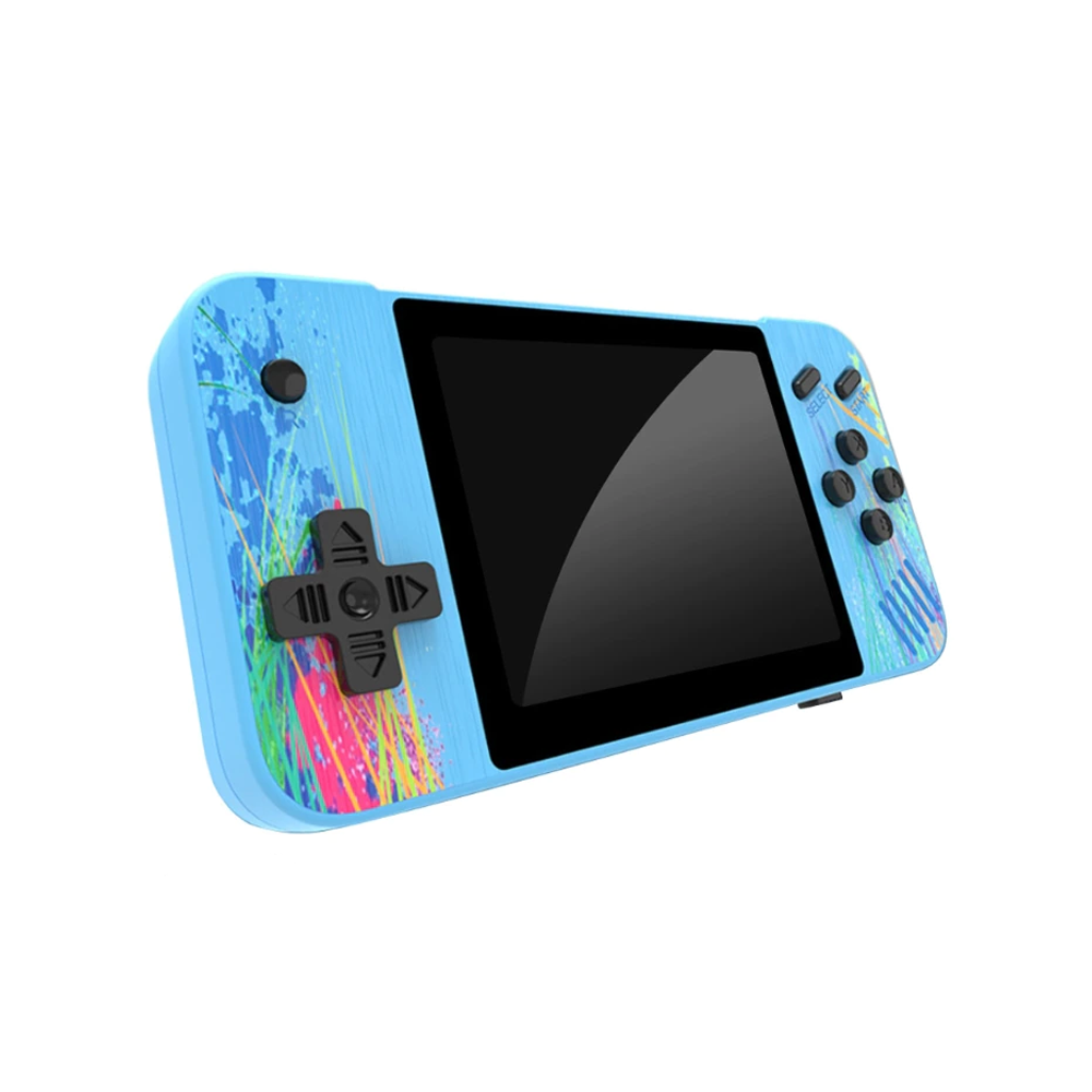 OEM Portable gaming console G3, 3.5", 800 Built-in games, Blue and Pink - 13036