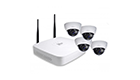 Dahua DH-KIT/NVR4104-W/4-HDBW1000EP-W-0360B, 4 Channel 720P WiFi Network Surveillance Security Syste