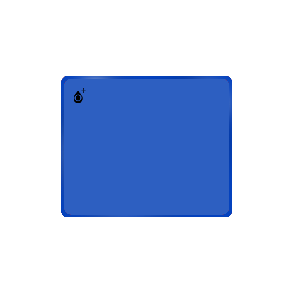 One Plus M2936,Mouse pad 245 x 210 x 1.5mm, Blue - 17523