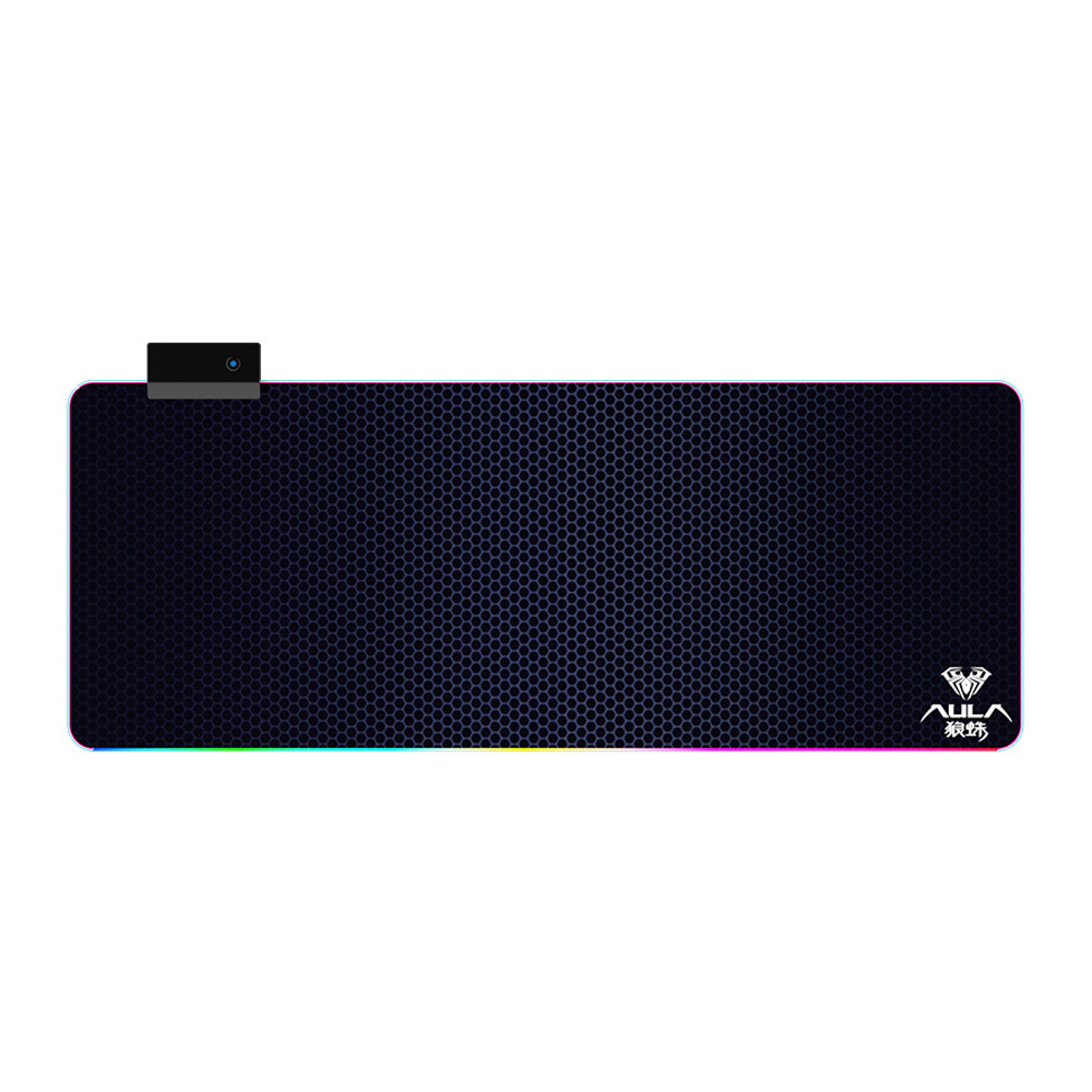 Aula F-X5,Gaming mouse pad RGB backlit, 800x300,Black - 17526