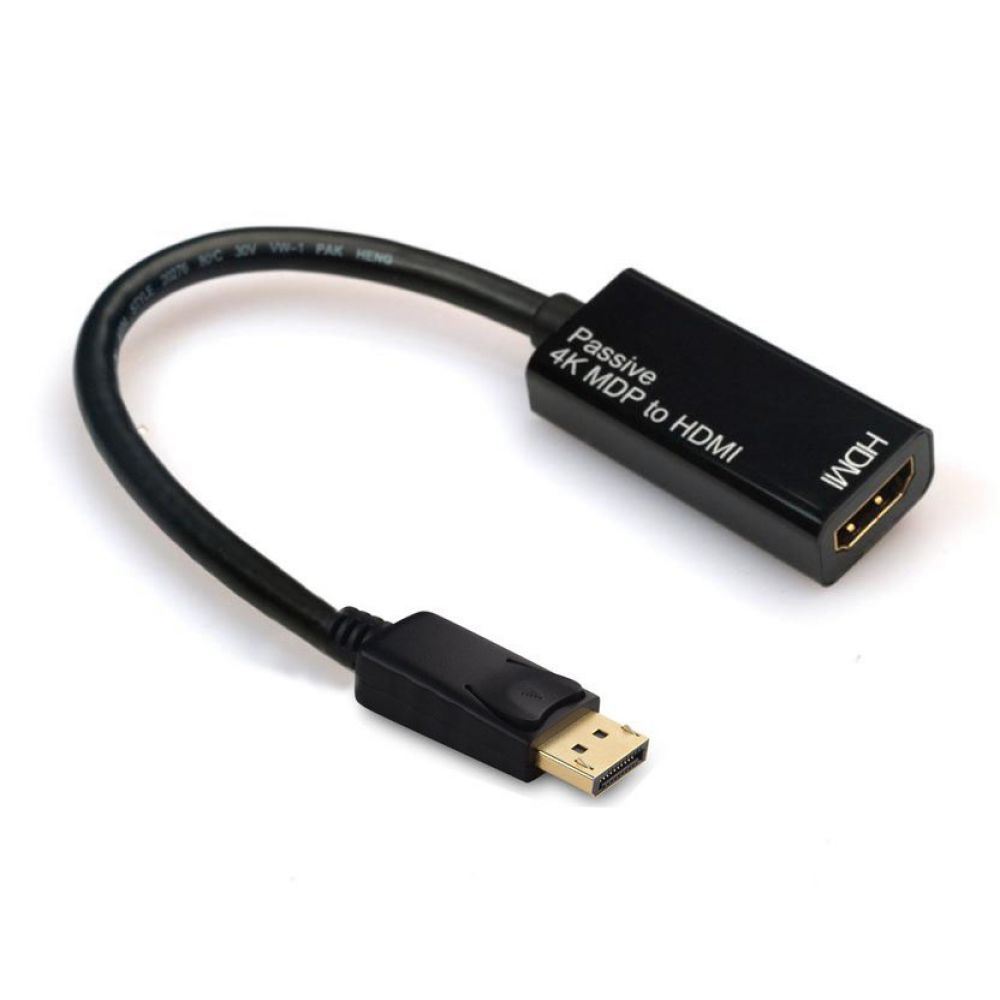 DeTech DP to HDMI 1.4,Adapter Black - 18253