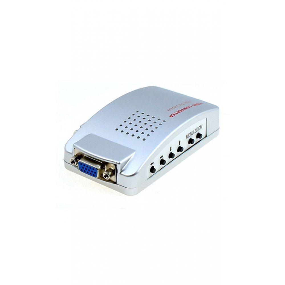 OEM Convertor VGA to AV/S-Video+VGA, Silver - 18299