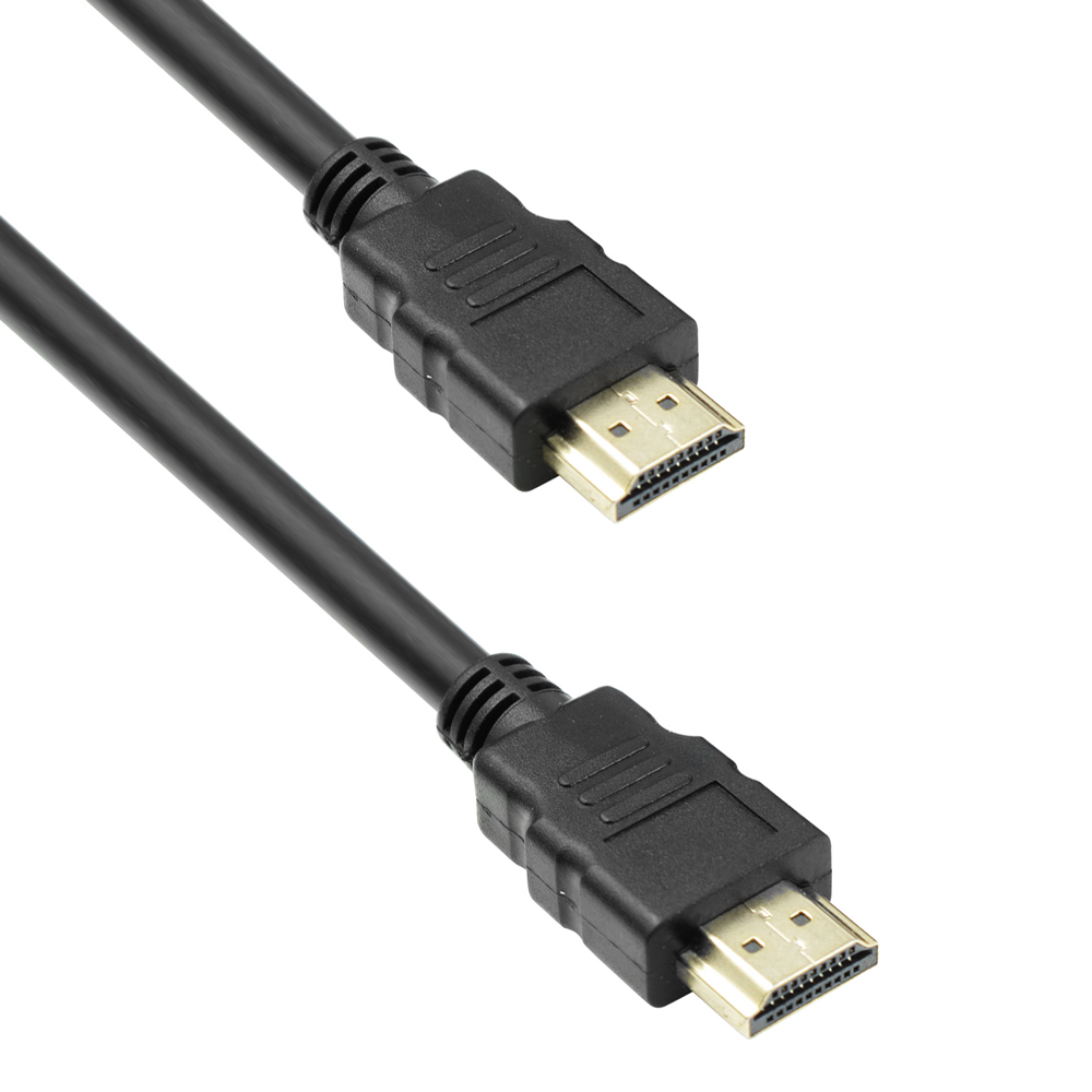 DeTech, HDMI - HDMI M/М, Cable,10m, Without ferrite, Black - 18309