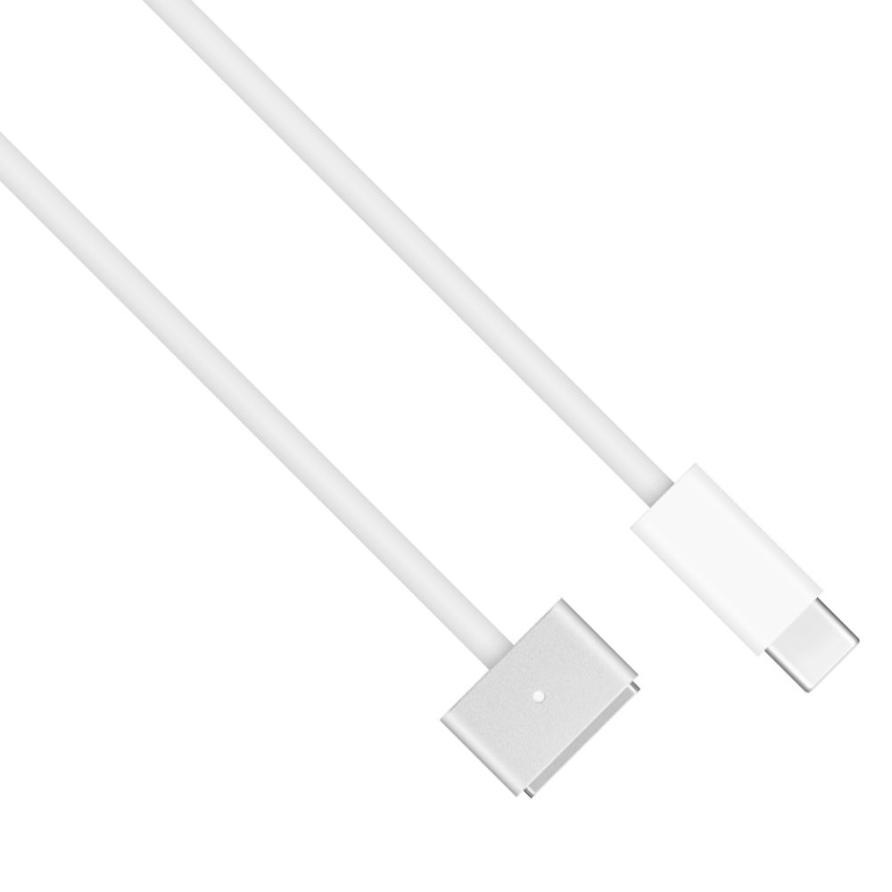 DeTech Cable USB Type-C to Mag Safe 3, 2.0m, White - 18381