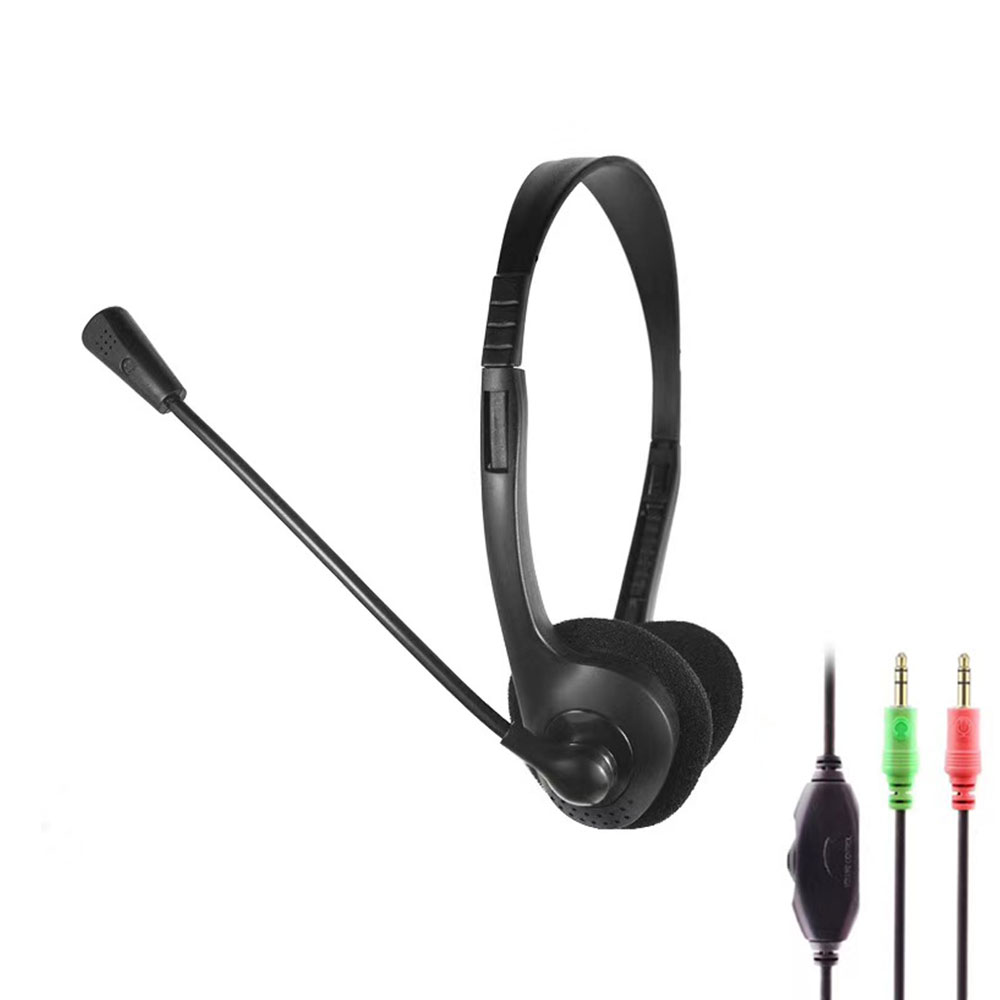 Oakorn OK900,Headphones For PC, Microphone, 3.5mm, Black - 20531