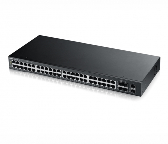 ZyXEL GS2210-48 Swicth 48, 44x GbE port + 2x SFP + 4x SFP/RJ45, L2+, IGMP, MVR, DHCP, ARP, managed