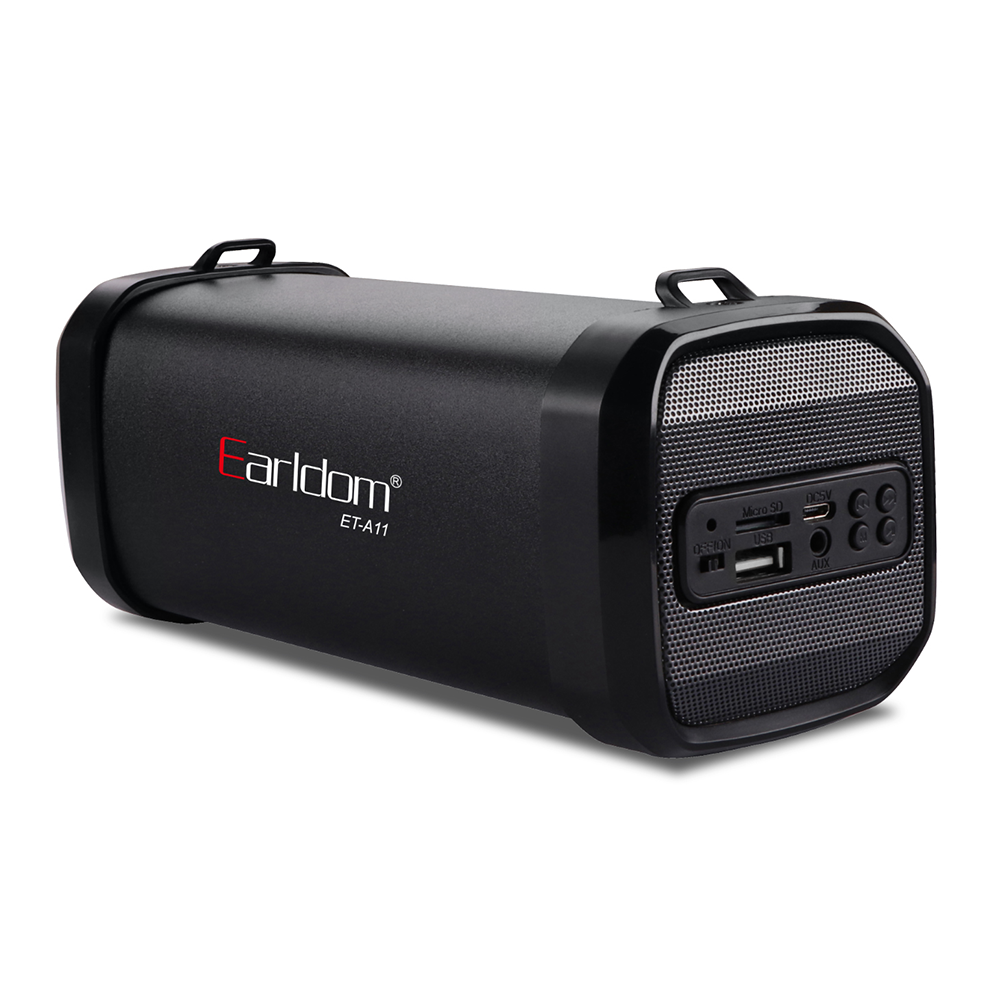 Earldom ET-A11 Speaker Bluetooth, USB, FM, AUX, Black - 22205
