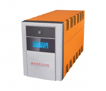 Makelsan MU01500L11MP005 UPS 1500VA/ 900W Lion+, LCD, AVR, 2x 9Ah, USB, 2xRJ45