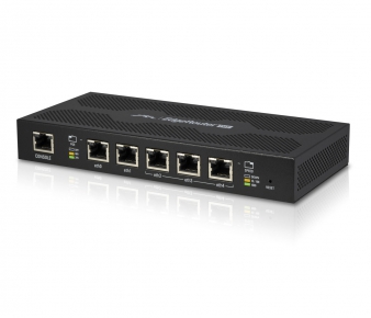 Ubiquiti ERPoe-5 Router EdgeRouter PoE 5, 5 x GbE, 1M pps, 24V/48V Passive PoE