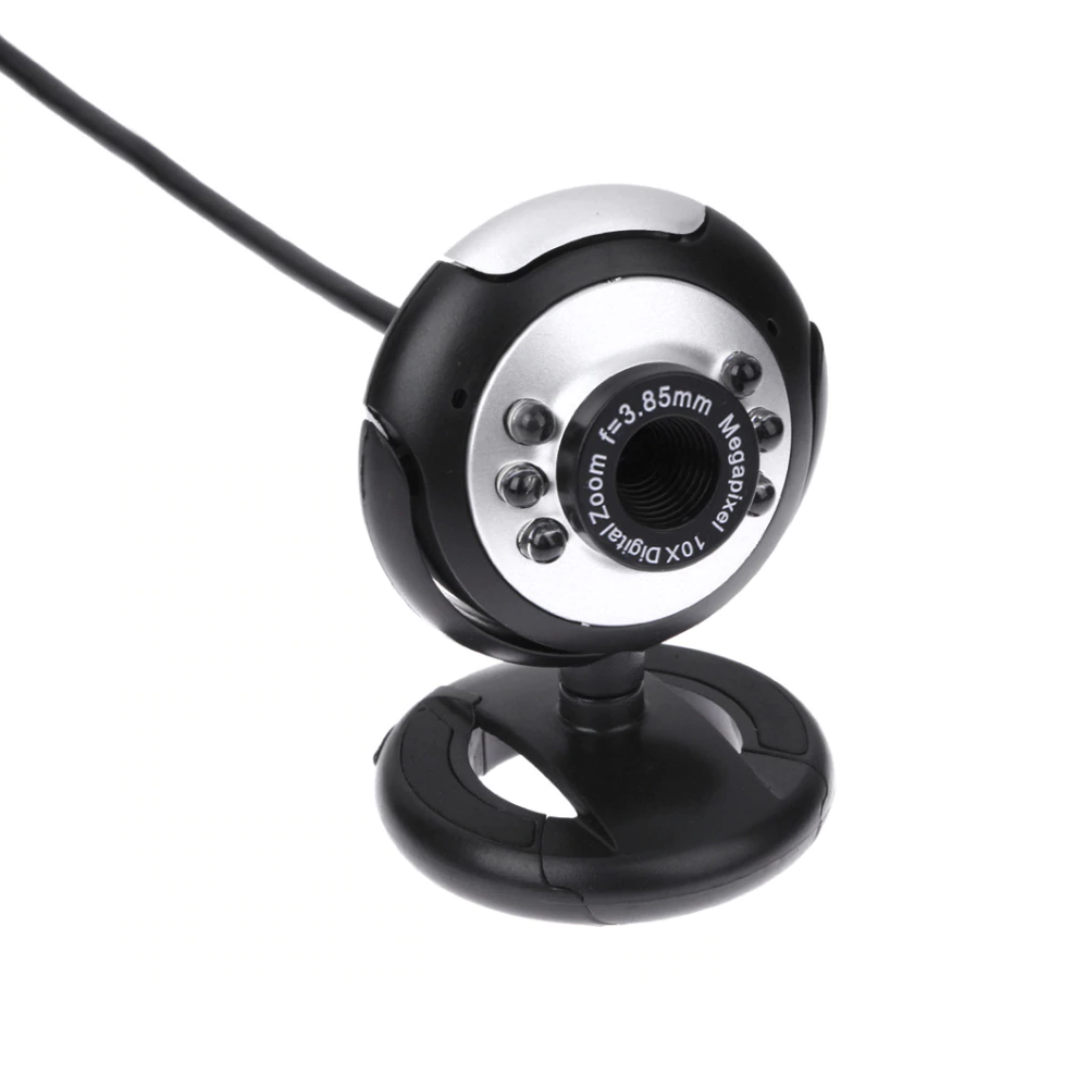 OEM Webcam W6, Microphone, 480p, Black - 3038
