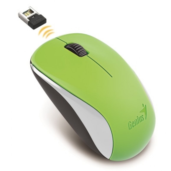 GENIUS Mouse Wireless NX-7000 BlueEye 1200dpi, green