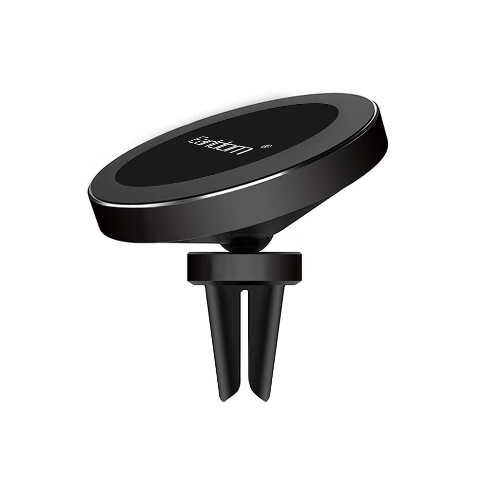 Earldom ET-WC2,Magnet Phone Holder Wireless Charger, Black - 40186