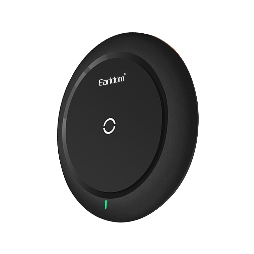 Earldom ET-WC1, Qi, Wireless Charger 5V/1.0A, Black - 40187