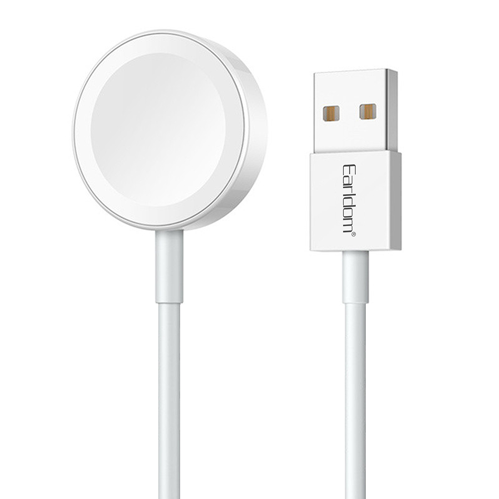 Earldom ET-WC21, Wireless charging cable  For Apple Watch, 5V/0.35A, 1.0m, White - 40236
