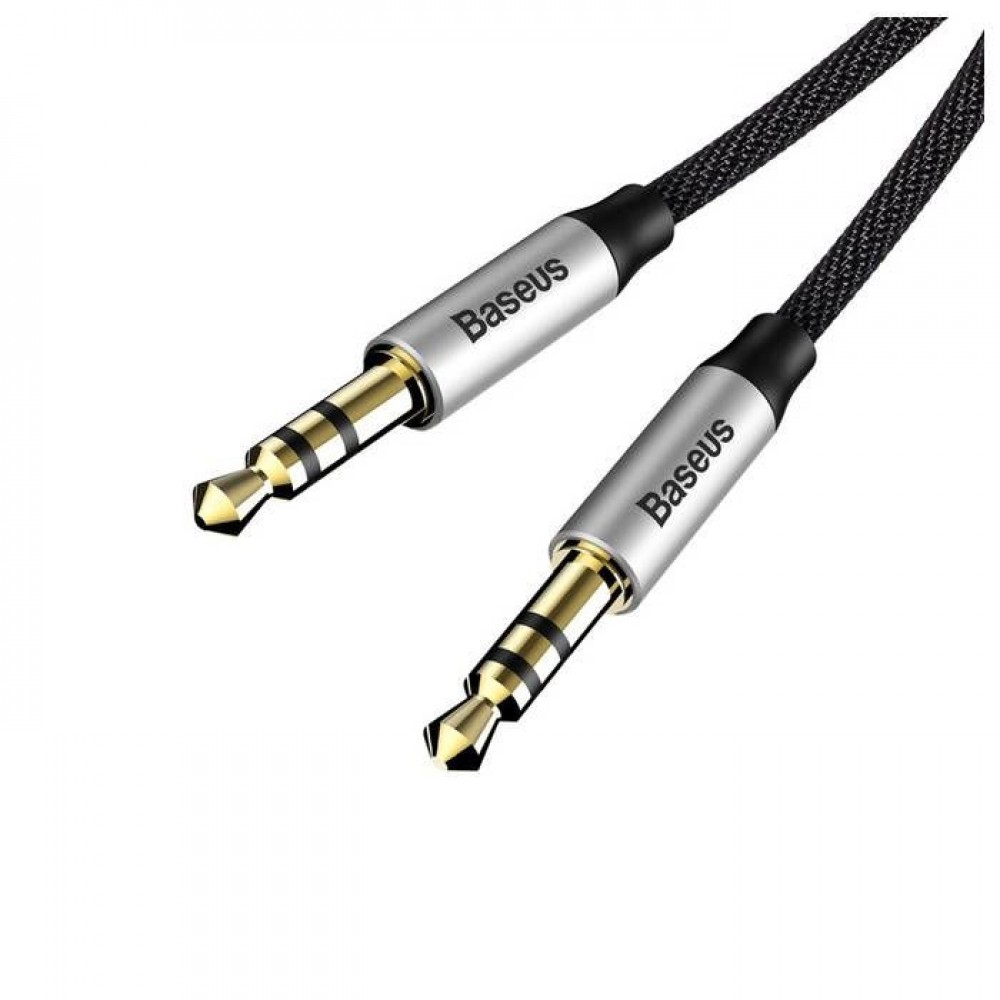 Baseus M30 Audio cable 3.5mm jack, M/M, 1.5m, Black - 40404