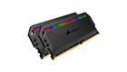 Corsair 16GB(2 x 8GB)DDR4 DRAM 4000MHz Dominator Platinum RGB Memory Kit - Black CMT16GX4M2K4000C19