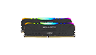 Crucial Ballistix 2x8GB(16GB Kit)DDR4 3200MT/s CL16 Unbuffered DIMM 288pin Black RGB BL2K8G32C16U4BL
