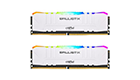 Crucial Ballistix 2x8GB (16GB Kit) DDR4 3200MT/s CL16 Unbuffered DIMM 288pin White BL2K8G32C16U4WL