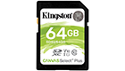 Kingston 64GB SDXC Canvas Select Plus 100R C10 UHS-I U1 V10 SDS2/64GB