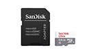 SanDisk Ultra Light microSDHC + SD Adapter 64GB 100MB/s Class 10 SDSQUNR-064G-GN3MA