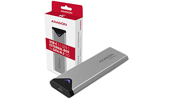AXAGON EEM2-U3C USB-C 3.1 Gen 1 - M.2 SATA SSD 42-80mm box EEM2-U3C