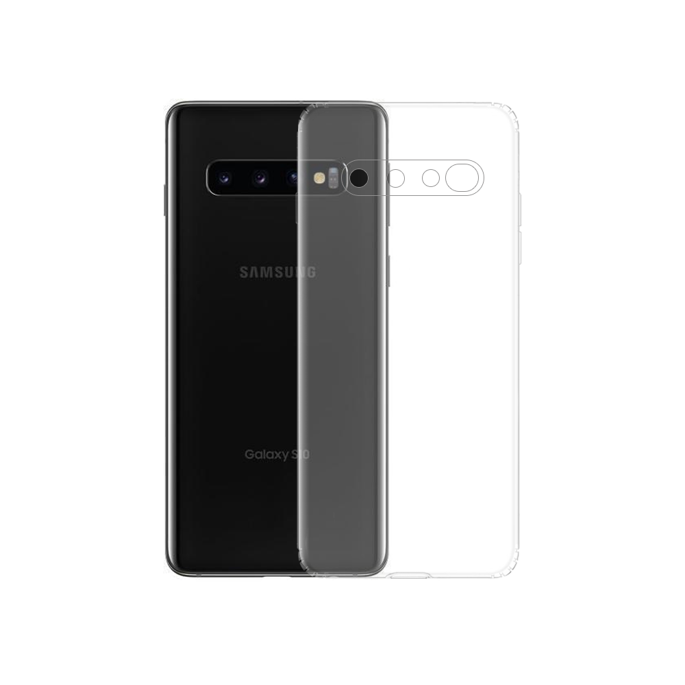 OEM Silicone case For Samsung Galaxy S10 Edge, Transparent - 51617