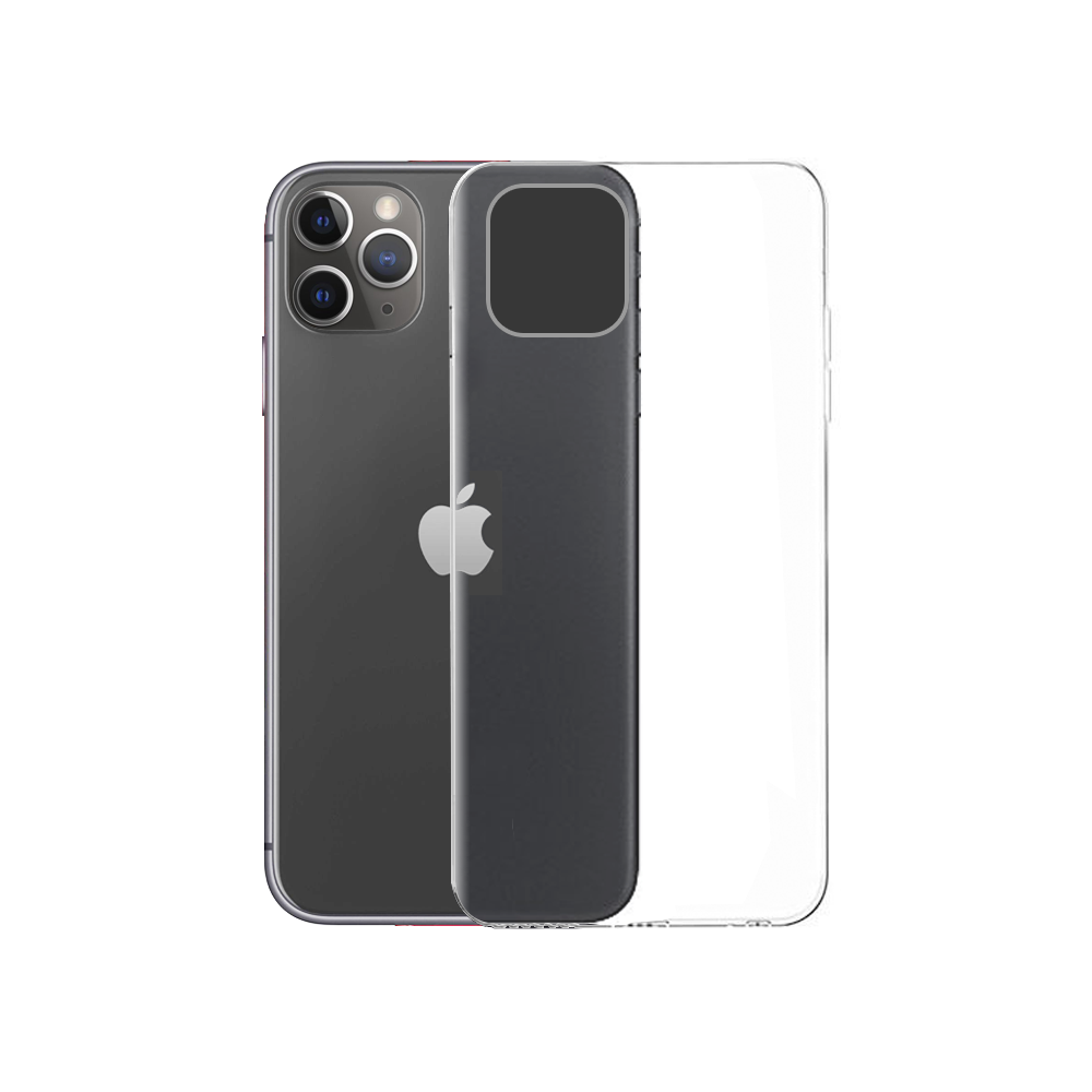 OEM Silicone case For Apple iPhone 11 Pro Max, Slim, Transparent - 51700