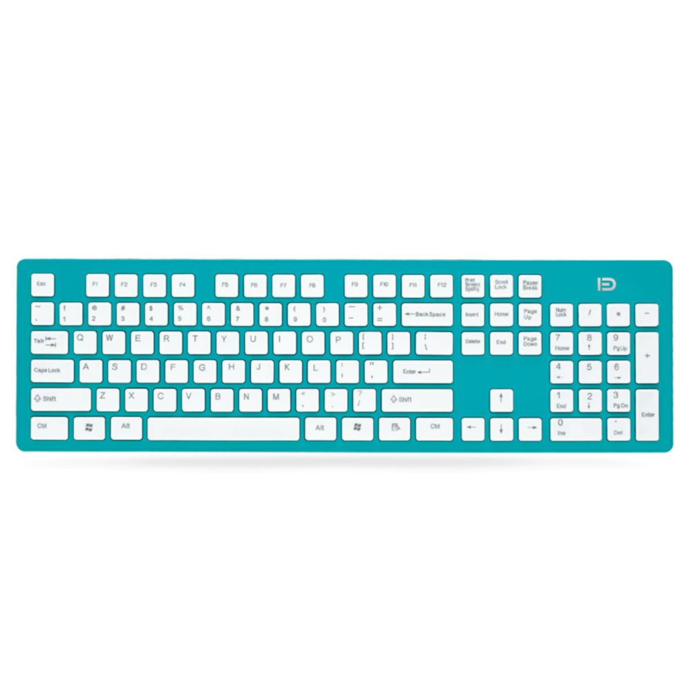 D K3,Keyboard  Wireless, Blue - 6114