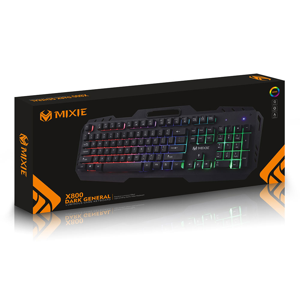 Mixie G92,Gaming keyboard One handed, Black - 6128