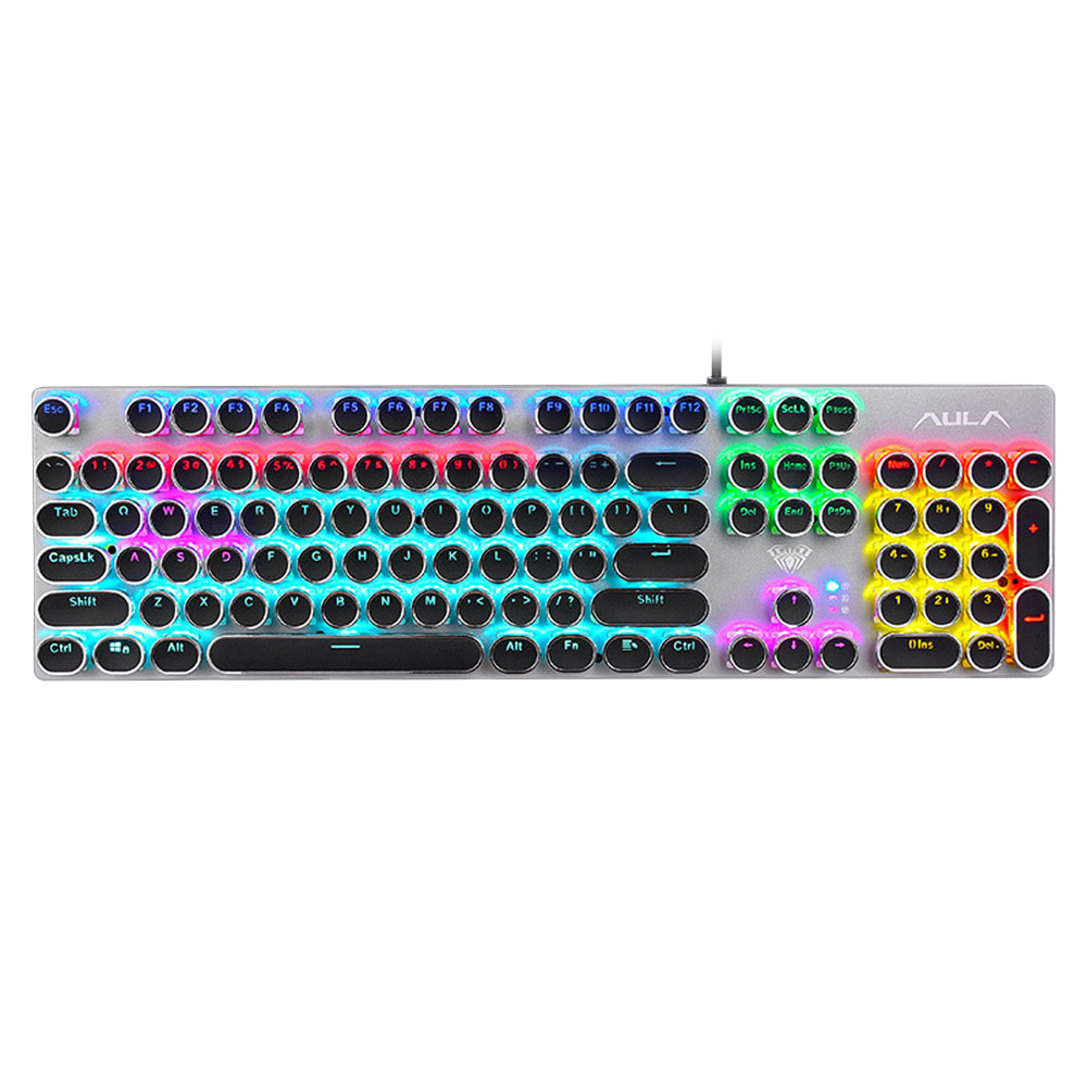 Aula S2016,Mechanical Gaming Keyboard Gray - 6142