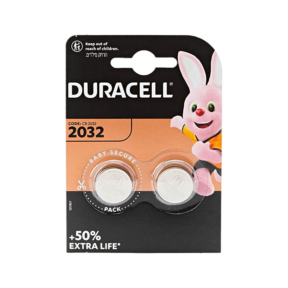 Duracell CR2032,Batteries 3V, 2pcs. - 87054