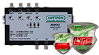 Anttron AM440-Multiband amplifier 4 inputs FM: 22dB - BIII(DAB) : 33dB - 2 x 21-4 lte 4/5 free
