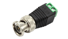 OEM BNC TT-BC03 Connector αρσενικό σε ακροδέκτες βίδες UTP Video Balun Connector Adapter