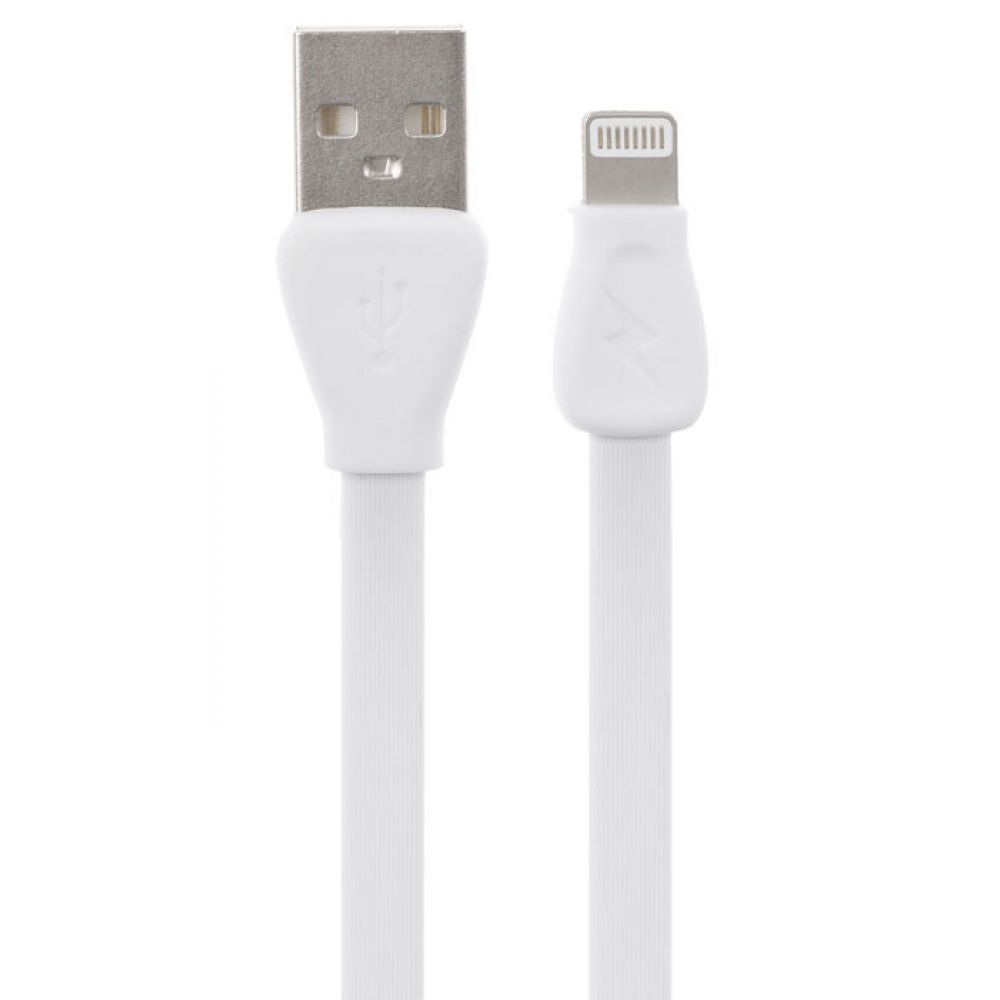 Remax Martin RC-028i,Data cable iPhone Lighting Flat, 1m, White - 14351