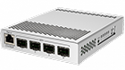 MikroTik CRS305-1G-4S+IN Five-port desktop switch with one Gigabit Ethernet port and four SFP+ 10Gbp