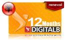 Digitalb 12 Month (Albania) κανάλια channels renewal subscription