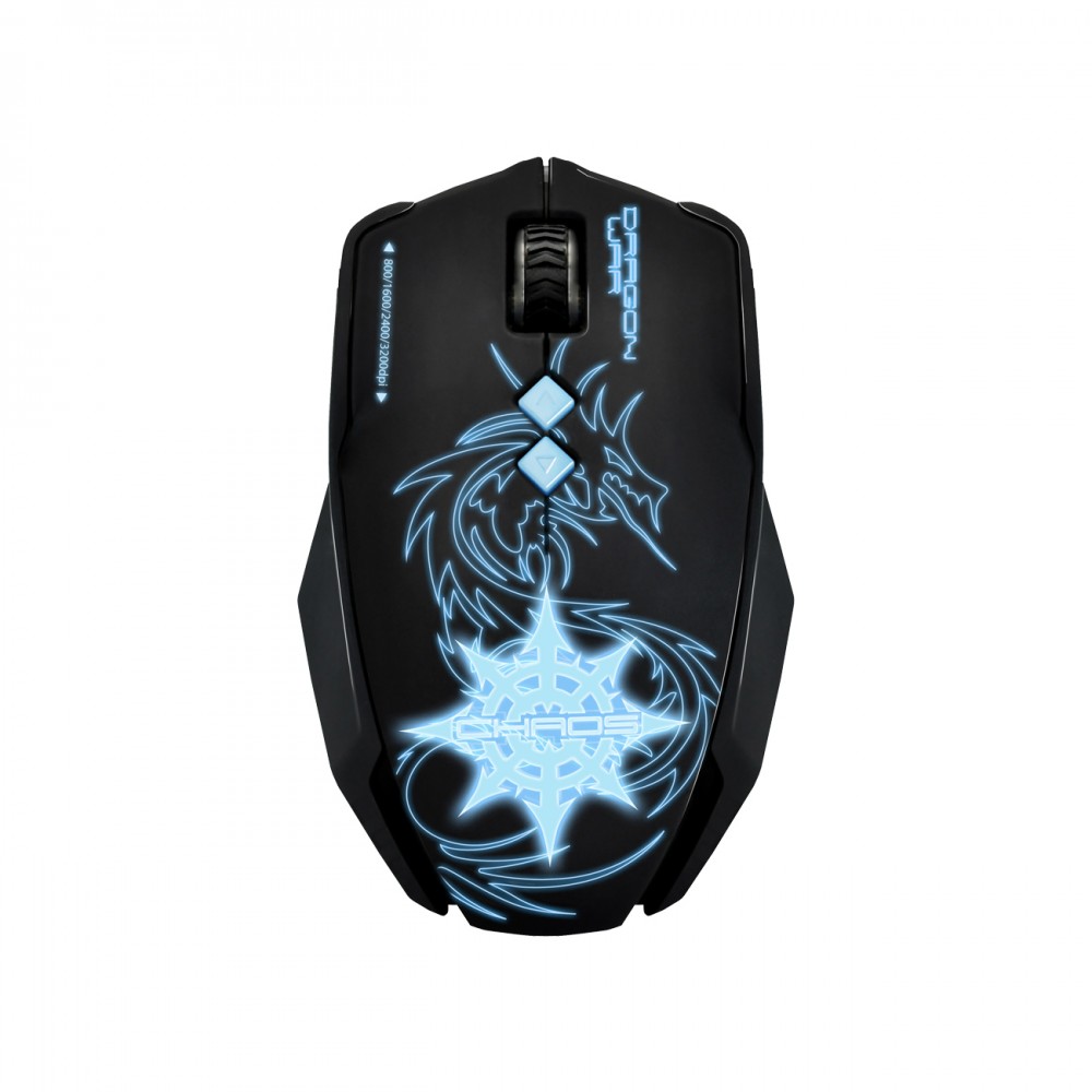 Dragon War, Chaos G7, Gaming Mouse, + Mousepad, ON-TO-GO, Black - 620
