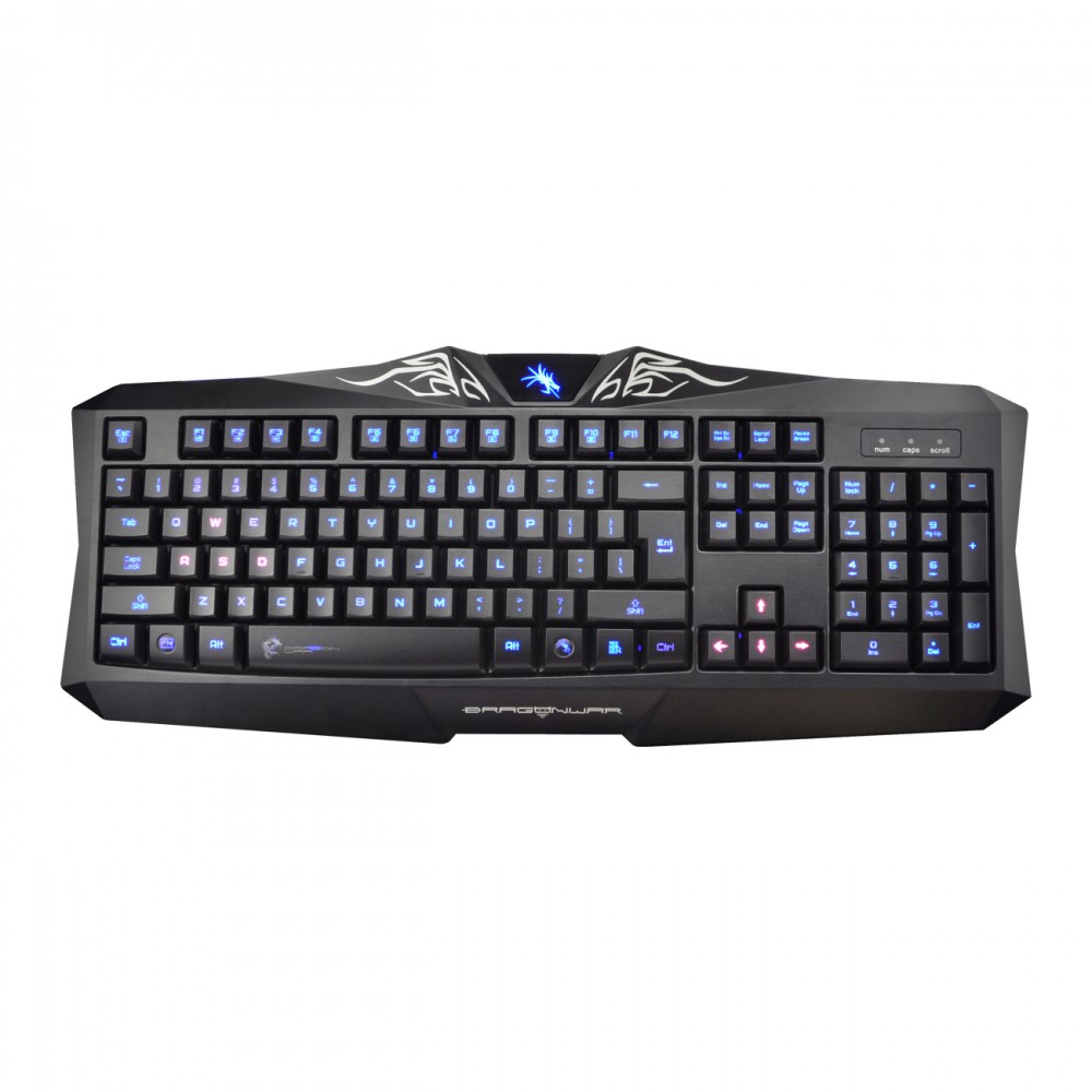 Dragon War, Silvio, GK-004 Gaming keyboard, Backlit, Black – 6092
