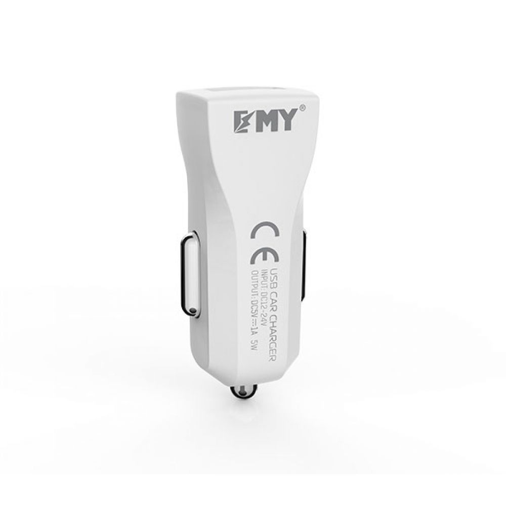 EMY MY-110, 5V 1A, Universal Car socket charger , 1xUSB, without cable - 14399 