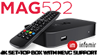 MAG522 4K IPTV Linux set-top box
