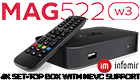 MAG522W3 4K IPTV Linux set-top box Wi-Fi Built-in 2T2R ac 
