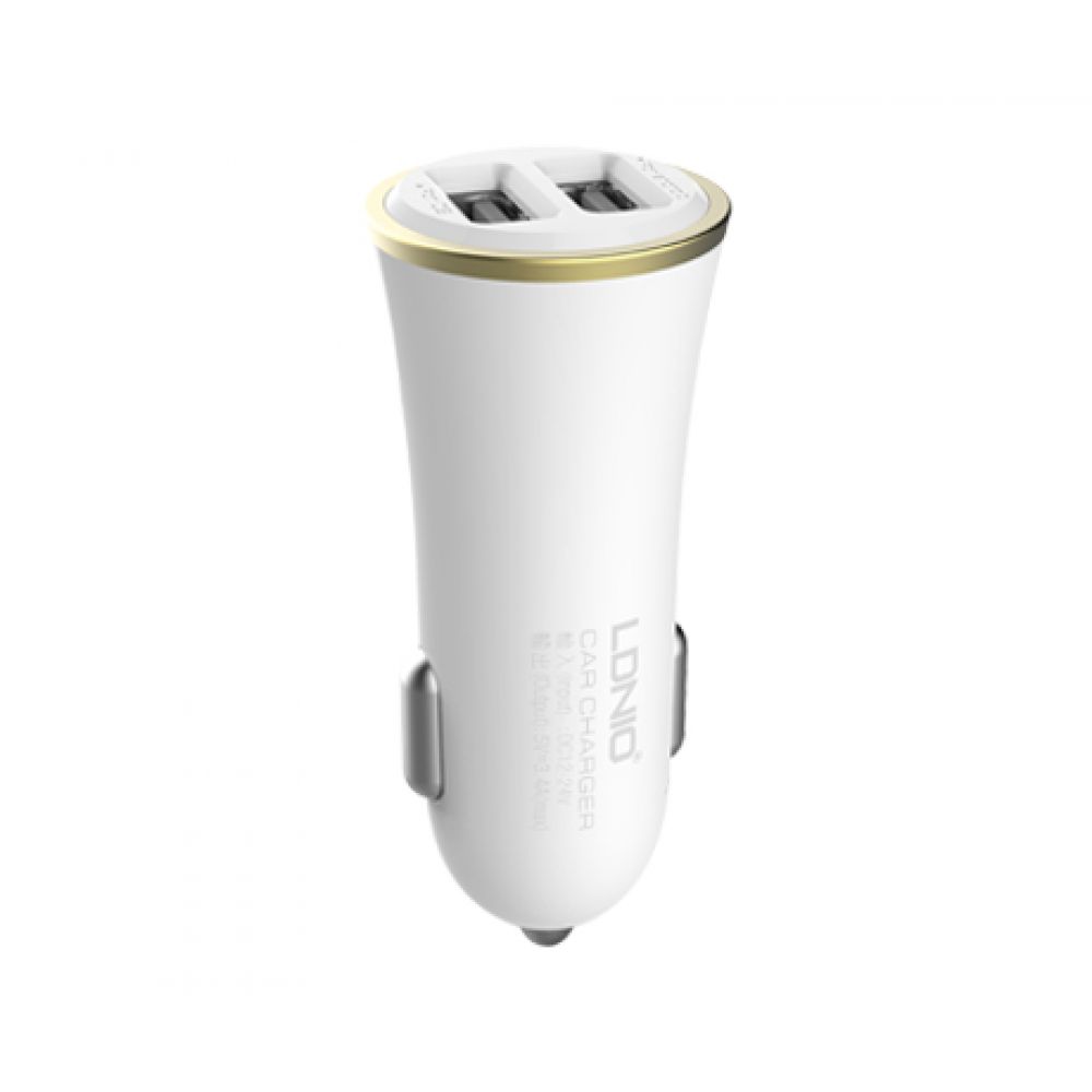 LDNIO DL-C28 DC12-24V 5V/3,4A, For Iphone 5/5S/5C/6/6S, 2 х USB,Car charger with cable - 14274 